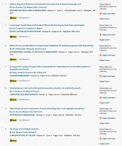 7 ESI highly cited papers