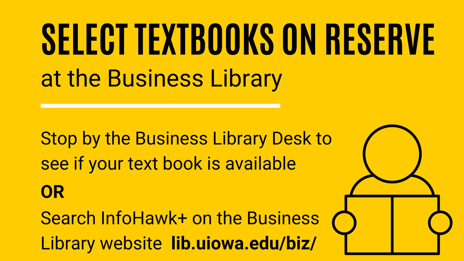 Select textbooks on Reserve