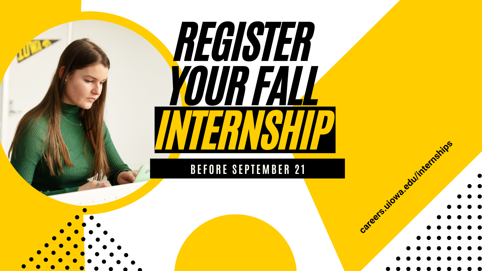 register your internship before september 21