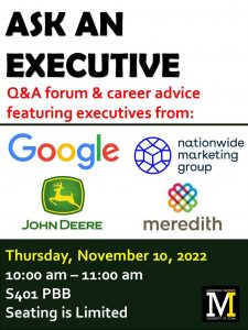 Ask and Executive, November 10