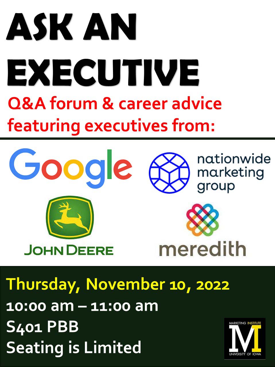 Ask and Executive, November 10