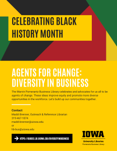 Celebrating Black History Month Undergraduate Program Update Celebrating Black History Month Undergraduate Program Update