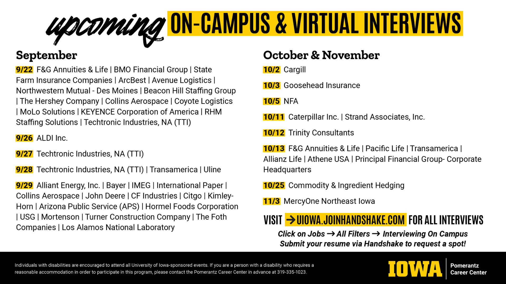 Fall Interview graphic